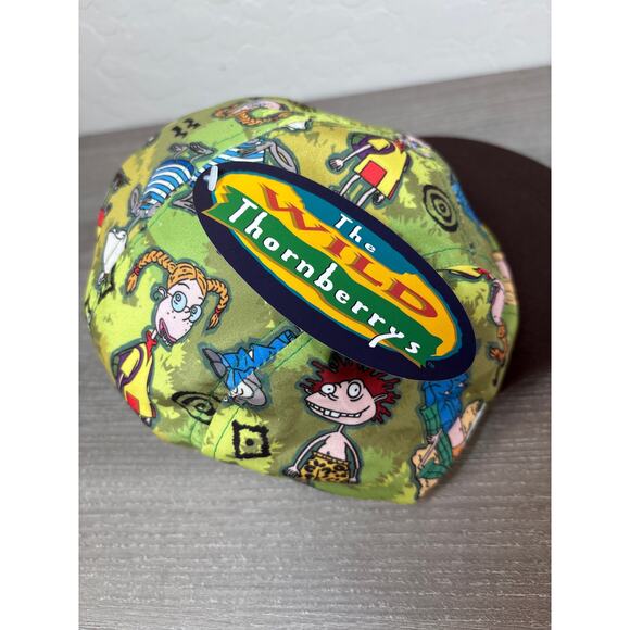 The Wild Thornberrys Hat Cap Snap Back Nick Box Allover Design One Size new NWT - Picture 2 of 5